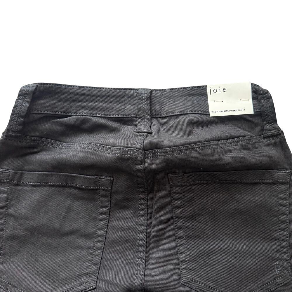 Joie Women's High Waisted Park Limited Edition Cargo Style Pant Black Size 25 - Picture 5 of 5